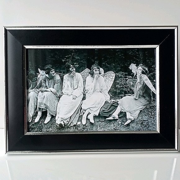 Smokin Angels Vintage Retro Oddity Boho Shabbychic - Picture 5 of 7